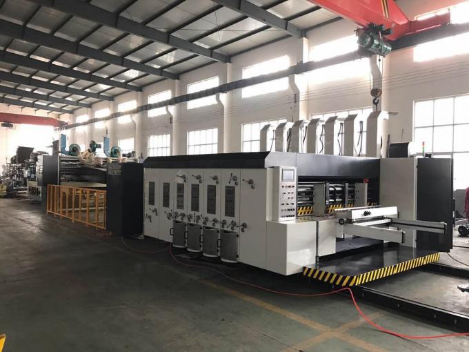 Volledig Automatische Diecutter van Slotter van de 4 Kleurenprinter Omslag Gealigneerde Gluer/Casemaker