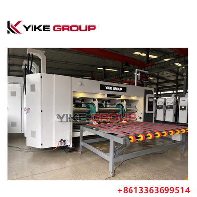 YK-1224 High Speed Printer Slotter Die Cutter Machine met Stacker voor het maken van kartonnen dozen