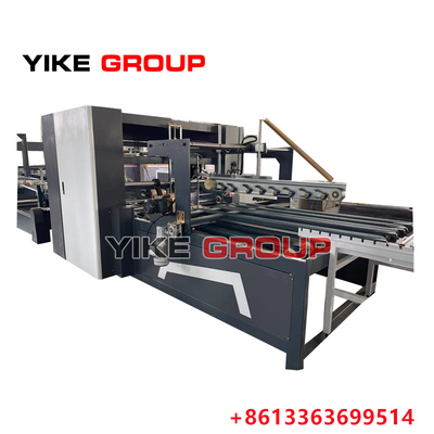 Automatische doos folder Gluer Machine Met PP Strapping Machine Het maken van kartonnen doos