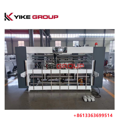 Snelheid 600 hechtingen/min YIKE GROUP Halfautomatische golvende doos hechtmachine 2 stuks
