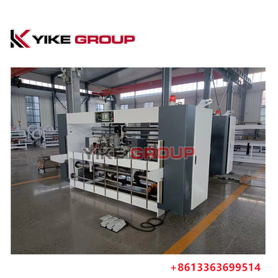 Snelheid 600 hechtingen/min YIKE GROUP Halfautomatische golvende doos hechtmachine 2 stuks