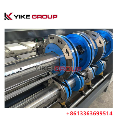 YK-1424 Ketenvoeder 2 Kleur Flexodrukmachine Geaffineerde doos maken machine