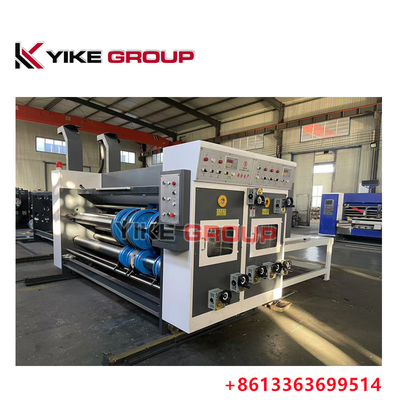 YIKE GROUP 1400X2800 Ketentyp Flexo Printer Slotter Machine voor gegolfde kartonnen doos