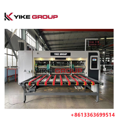 YK-1224 High Speed Printer Slotter Die Cutter Machine met Stacker voor het maken van kartonnen dozen