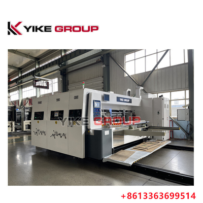 YK-1224 High Speed Printer Slotter Die Cutter Machine met Stacker voor het maken van kartonnen dozen