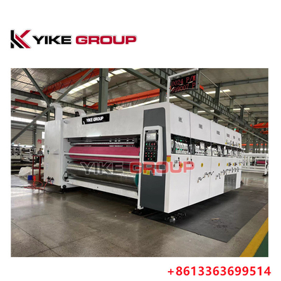 YK-1224 High Speed Printer Slotter Die Cutter Machine met Stacker voor het maken van kartonnen dozen