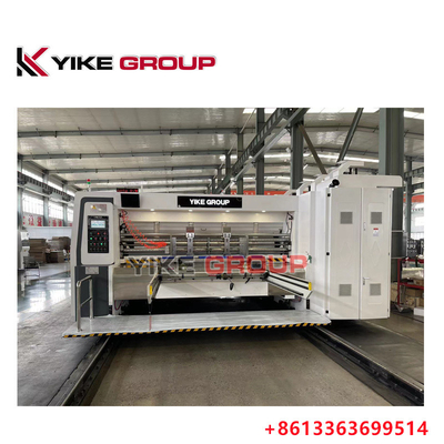 YK-1224 High Speed Printer Slotter Die Cutter Machine met Stacker voor het maken van kartonnen dozen