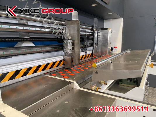 High Speed Flexo Printer Slotter Die Cutter Machine Voor Pizza Box 50mm Wand Board