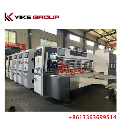 YIKE GROUP 1200X2400MM Flexo Printer Slotter Machine voor het maken van kartonnen dozen