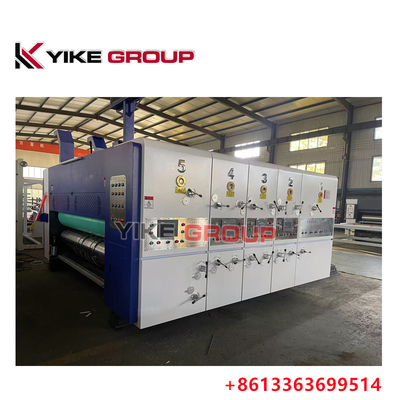 YIKE GROUP 1200X2400MM Flexo Printer Slotter Machine voor het maken van kartonnen dozen