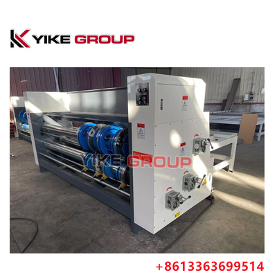 1400x2600MM Gekraakte kartonnen doos maken machine Keten type Flexo printer Slotter machine
