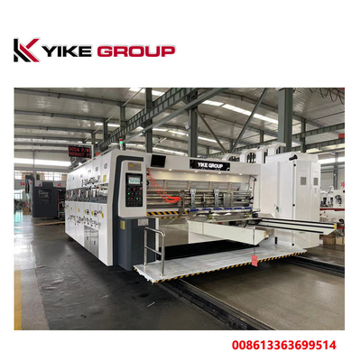 YK-1224 150 stuks/min 4 kleuren Flexo printer Slotter Machine Carton Box Making Machine