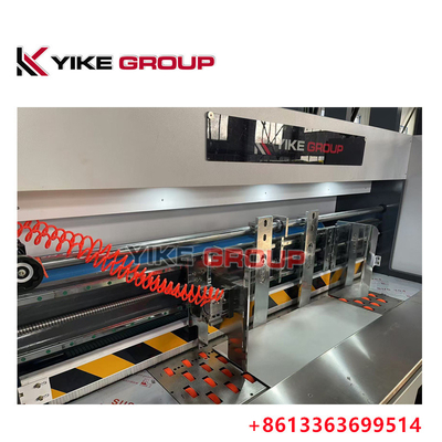 Maximale afdrukgrootte 1450X2500 Automatische loodrand Flexo 3 kleur Slotter Diecutter Machine