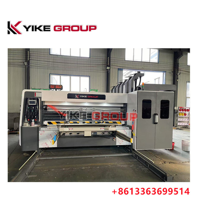Maximale afdrukgrootte 1450X2500 Automatische loodrand Flexo 3 kleur Slotter Diecutter Machine