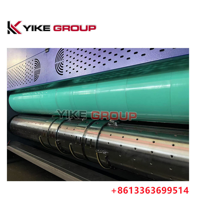 Maximale afdrukgrootte 1450X2500 Automatische loodrand Flexo 3 kleur Slotter Diecutter Machine