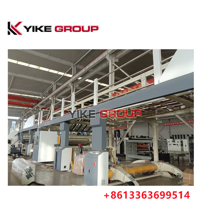 Warm verkoop zwaar type kartonnen doos Karton Shaftless Hydraulische molen Roll Stand Machine