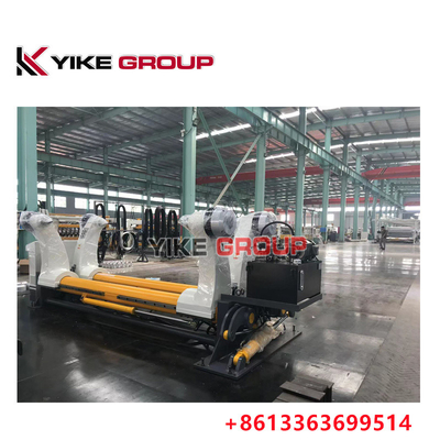 Warm verkoop zwaar type kartonnen doos Karton Shaftless Hydraulische molen Roll Stand Machine