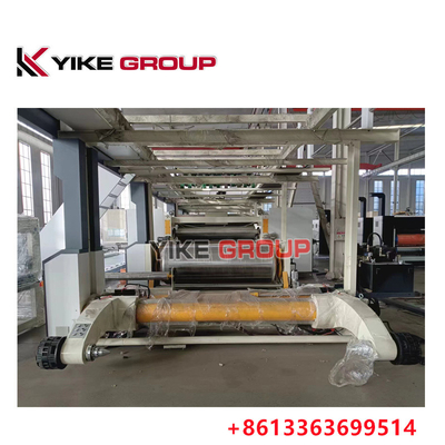 YK-2500 Rolpapier Onwinder Hydraulische schachtloze molen rolstand Gebruik voor gegolfde kartonnen fabriek