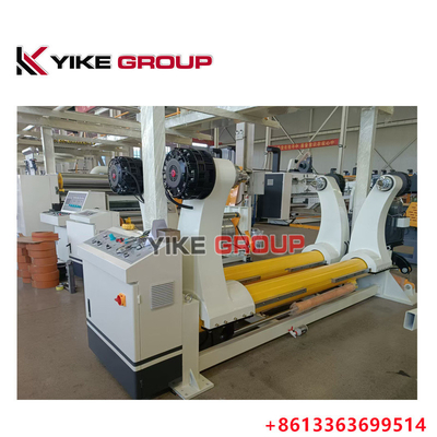 YK-2500 Rolpapier Onwinder Hydraulische schachtloze molen rolstand Gebruik voor gegolfde kartonnen fabriek