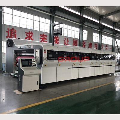 De hoge Druk die van de Overdrachtflexo van het Definitie Golfkarton Automatische Vacuüm Roterende Diecutting Machine inlassen